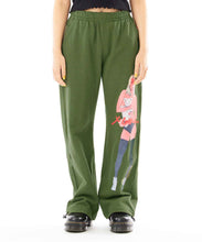 Load image into Gallery viewer, X-GIRL x T-REX SWEAT PANTS - Olive