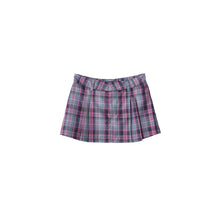 Load image into Gallery viewer, Pleated Mini Skirt - Check