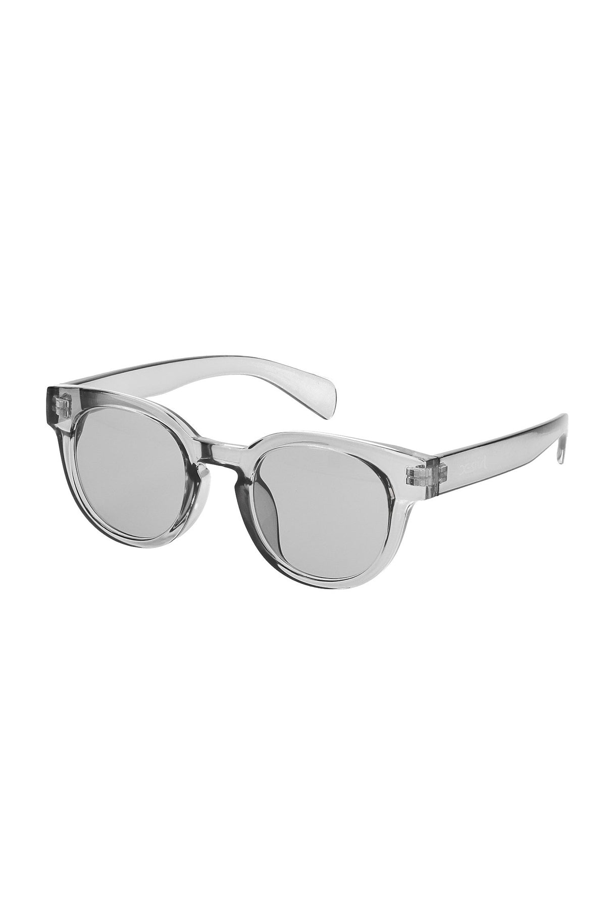 Clear round shops sunglasses