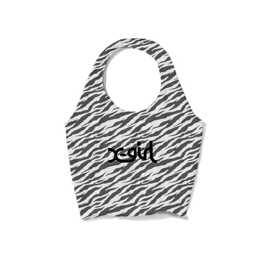 Mills Logo Shopper Bag - Zebra