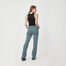 Load image into Gallery viewer, Baby Rib Flare Pant - Blue