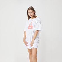 Load image into Gallery viewer, Face OS Tee Dress - White