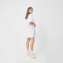Load image into Gallery viewer, Face OS Tee Dress - White