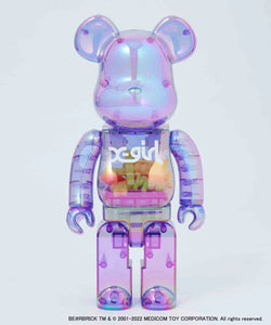 X-GIRL x BE@RBRICK 400% - Light Purple | Xgirl AU – X Girl AU