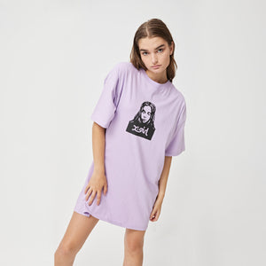 Face OS Tee Dress - Lilac