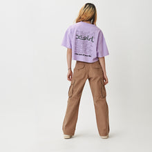 Load image into Gallery viewer, Jelly Logo Crop Tee - Lilac
