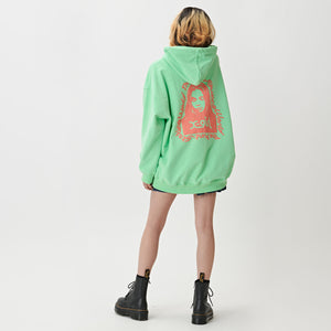 Message Face Hood - Lime