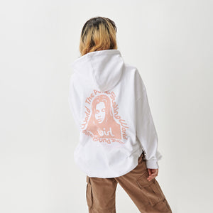 Message Face Hood - White
