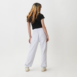 Mills Logo Trackpant - Snow Marle