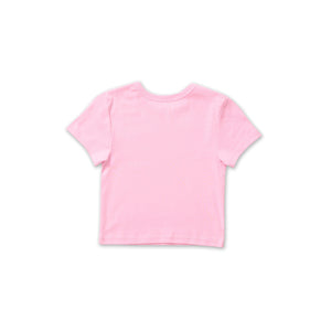 Glitter Mills Baby Tee - Baby Pink
