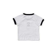 Load image into Gallery viewer, Heart Embroidery Raglan Tee - White