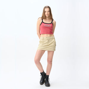 Barbed Wire Singlet - Pigment Dusty Red