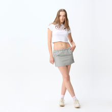 Load image into Gallery viewer, Nylon Mini Skirt - Grey