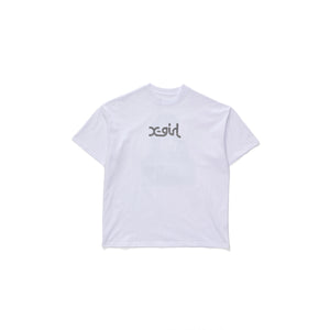 Washed Face OS Tee - White