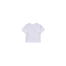 Load image into Gallery viewer, Glitter Heart Baby Tee - White