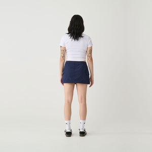 Nylon Cargo Skirt - Navy