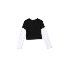 Load image into Gallery viewer, Foam Logo Layered LS Tee - Black