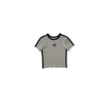 Load image into Gallery viewer, Heart Racer Baby Tee - Grey