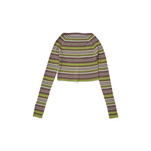Load image into Gallery viewer, Striped Crop Knit - Mud