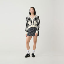 Load image into Gallery viewer, Pattern Knit Cardy - Check