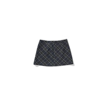 Load image into Gallery viewer, Tartan Plaid Mini Skirt - Black