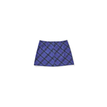 Load image into Gallery viewer, Tartan Plaid Mini Skirt - Cobalt