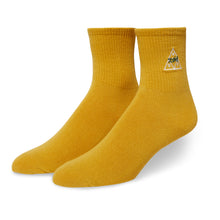 Load image into Gallery viewer, XGirl x HUF 1/4 Sock - Mustard